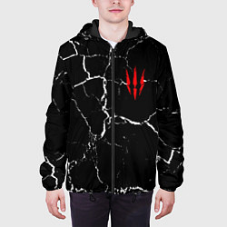 Куртка с капюшоном мужская The Witcher Wild Hunt, цвет: 3D-черный — фото 2