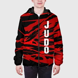 Куртка с капюшоном мужская Judo, цвет: 3D-черный — фото 2