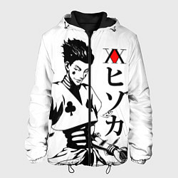 Куртка с капюшоном мужская Hunter x Hunter, Hisoka, цвет: 3D-черный