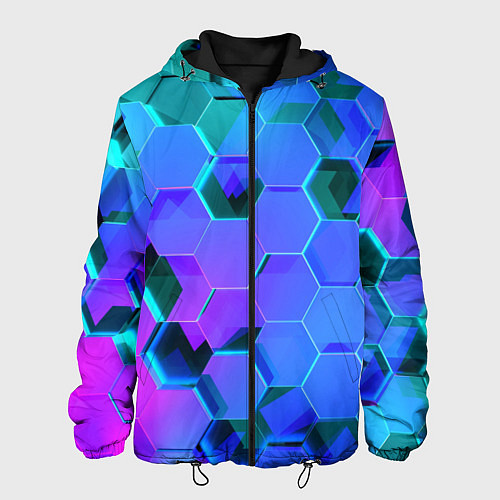 Мужская куртка Geometry / 3D-Черный – фото 1