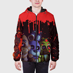 Куртка с капюшоном мужская Five Nights At Freddys, цвет: 3D-черный — фото 2