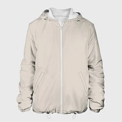 Куртка с капюшоном мужская Радуга v2 - бежевый, цвет: 3D-белый