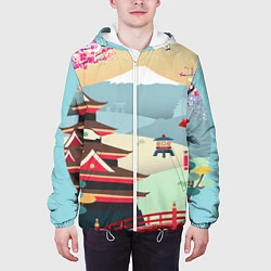 Куртка с капюшоном мужская Tokyo, цвет: 3D-белый — фото 2