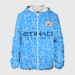 Куртка с капюшоном мужская Manchester City 2021 Home Kit, цвет: 3D-белый