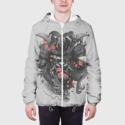Куртка с капюшоном мужская Samurai, цвет: 3D-белый — фото 2