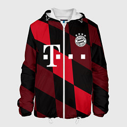 Куртка с капюшоном мужская ФК Бавария Мюнхен, цвет: 3D-белый
