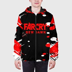 Куртка с капюшоном мужская Far Cry, цвет: 3D-черный — фото 2