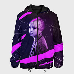 Куртка с капюшоном мужская BTS, цвет: 3D-черный