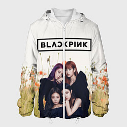 Куртка с капюшоном мужская BlackPink, цвет: 3D-белый