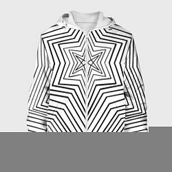 Куртка с капюшоном мужская Bring me the horizon white, цвет: 3D-белый