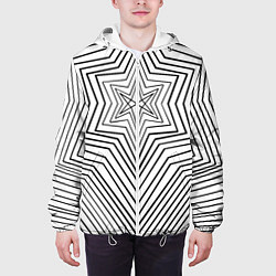 Куртка с капюшоном мужская Bring me the horizon white, цвет: 3D-белый — фото 2