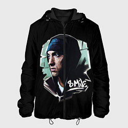 Куртка с капюшоном мужская EMINEM 8 MILE, цвет: 3D-черный