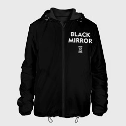 Куртка с капюшоном мужская ЧЕРНОЕ ЗЕРКАЛО, цвет: 3D-черный