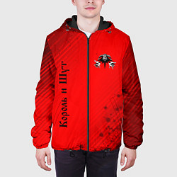 Куртка с капюшоном мужская КОРОЛЬ И ШУТ, цвет: 3D-черный — фото 2