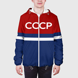 Куртка с капюшоном мужская СССР СПОРТ, цвет: 3D-белый — фото 2