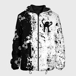 Куртка с капюшоном мужская Ъуъ съука, цвет: 3D-черный