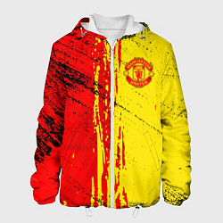 Куртка с капюшоном мужская Manchester United Дьяволы, цвет: 3D-белый