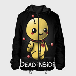 Куртка с капюшоном мужская DEAD INSIDE, цвет: 3D-черный