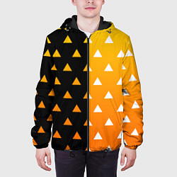 Куртка с капюшоном мужская ZENITSU ЗЕНИТСУ КИМОНО, цвет: 3D-черный — фото 2