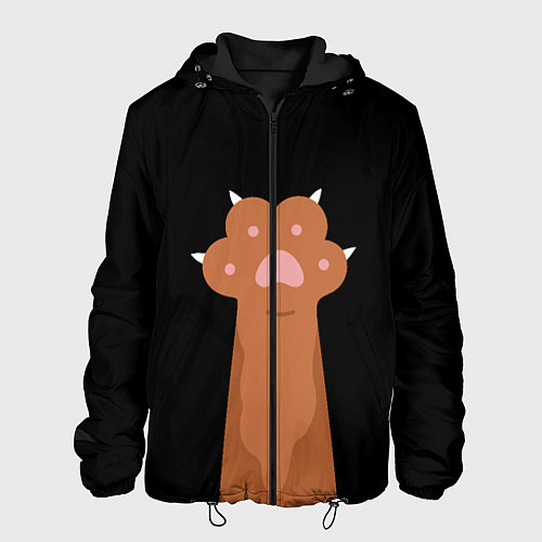 Мужская куртка Лапа медведя / 3D-Черный – фото 1