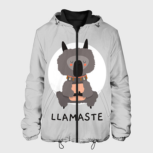 Мужская куртка Лама Намасте / 3D-Черный – фото 1
