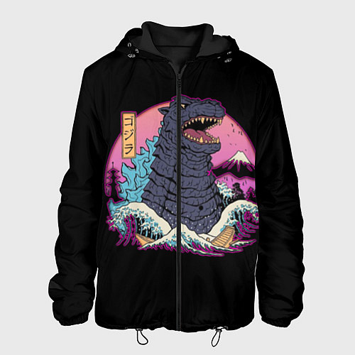 Мужская куртка Godzilla / 3D-Черный – фото 1