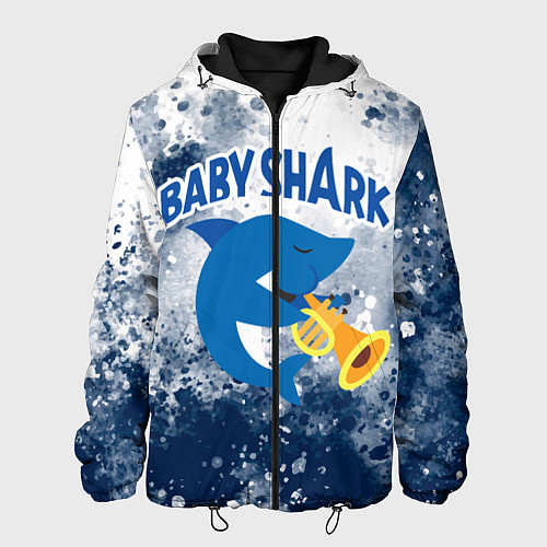 Мужская куртка BABY SHARK БЭБИ ШАРК / 3D-Черный – фото 1