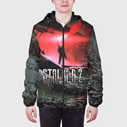 Куртка с капюшоном мужская Stalker 2, цвет: 3D-черный — фото 2