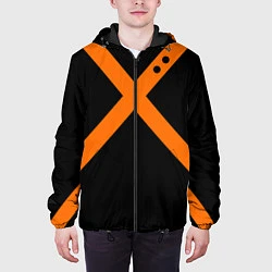 Куртка с капюшоном мужская Моя геройская академия, цвет: 3D-черный — фото 2