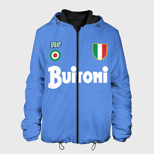 Мужская куртка Диего Марадона Наполи Ретро / 3D-Черный – фото 1