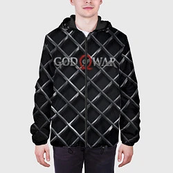 Куртка с капюшоном мужская GOD OF WAR S, цвет: 3D-черный — фото 2