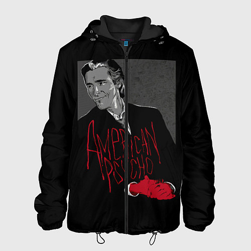 Мужская куртка Американский психопат / 3D-Черный – фото 1