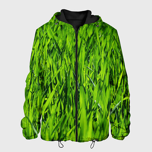Мужская куртка Трава / 3D-Черный – фото 1