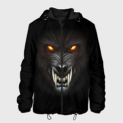 Куртка с капюшоном мужская Злой Волк, цвет: 3D-черный