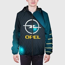 Куртка с капюшоном мужская OPEL ОПЕЛЬ, цвет: 3D-черный — фото 2