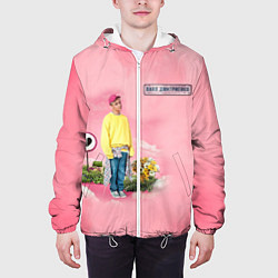 Куртка с капюшоном мужская Ваня Дмитриенко, цвет: 3D-белый — фото 2
