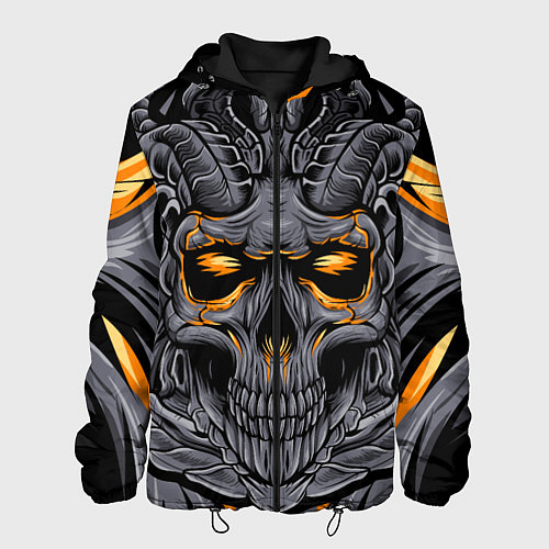 Мужская куртка Череп дьявола / 3D-Черный – фото 1
