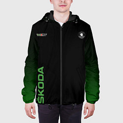 Куртка с капюшоном мужская Шкода РС Z, цвет: 3D-черный — фото 2