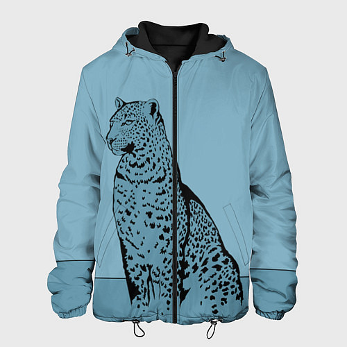 Мужская куртка Леопард / 3D-Черный – фото 1