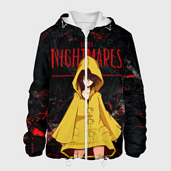 Куртка с капюшоном мужская Little Nightmares 2, цвет: 3D-белый