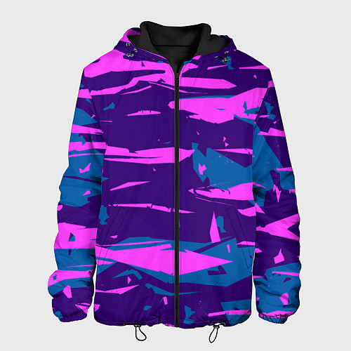 Мужская куртка CYBERSTYLE NEON CAMOUFLAGE / 3D-Черный – фото 1