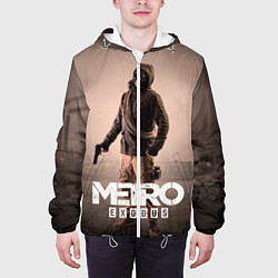 Куртка с капюшоном мужская Metro Exodus, цвет: 3D-белый — фото 2
