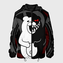 Куртка с капюшоном мужская MONOKUMA МОНОКУМА DANGANRO, цвет: 3D-черный