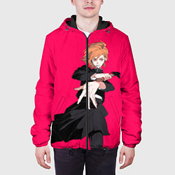 Куртка с капюшоном мужская Нобара Магическая Битва, цвет: 3D-черный — фото 2