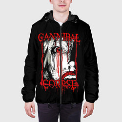 Куртка с капюшоном мужская Cannibal Corpse 2, цвет: 3D-черный — фото 2