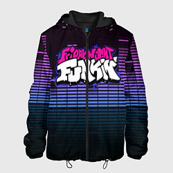 Куртка с капюшоном мужская Friday Night Funkin, цвет: 3D-черный