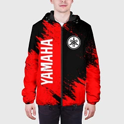 Куртка с капюшоном мужская YAMAHA ЯМАХА, цвет: 3D-черный — фото 2