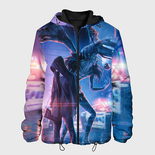 Мужская куртка DEATH NOTE ТЕТРАДЬ СМЕРТИ / 3D-Черный – фото 1