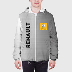 Куртка с капюшоном мужская Renault Сталь, цвет: 3D-белый — фото 2