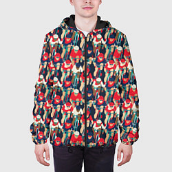 Куртка с капюшоном мужская Велогонка, цвет: 3D-черный — фото 2